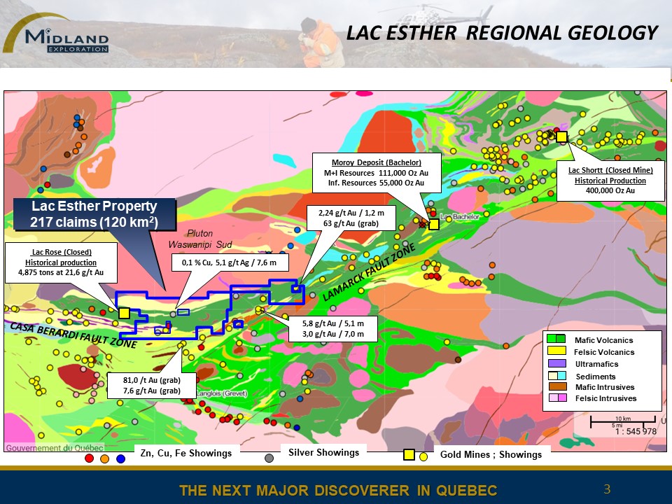 Figure 3 Regional geology