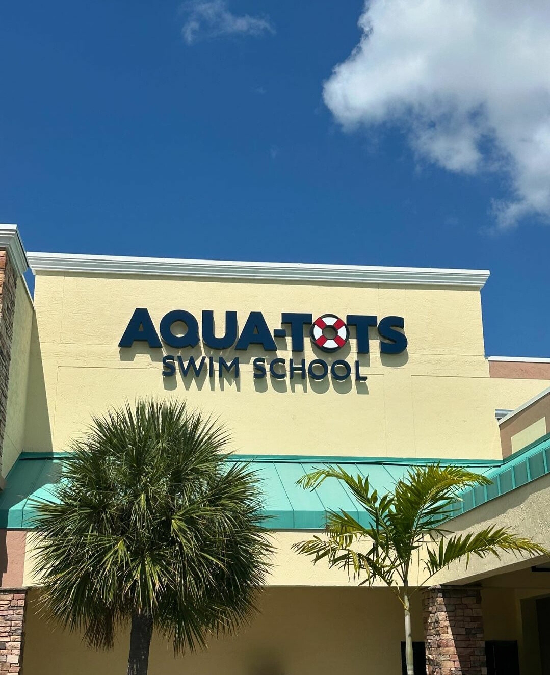 The state-of-the-art swim school features a 90-degree, 72-foot-long pool with 20 swim zones and 15 changing rooms.