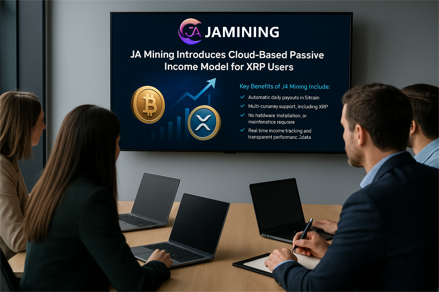 JA Mining Introduces Passive Income for XRP Users
