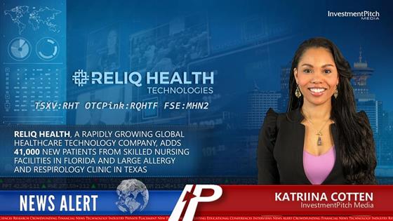 Reliq Health, a rapidly growing global healthcare technology company, adding 41,000 new patients from 30 Skilled Nursing Facilities in Florida and Large Allergy and Respirology Clinic in Texas: Reliq Health, a rapidly growing global healthcare technology company, adding 41,000 new patients from 30 Skilled Nursing Facilities in Florida and Large Allergy and Respirology Clinic in Texas