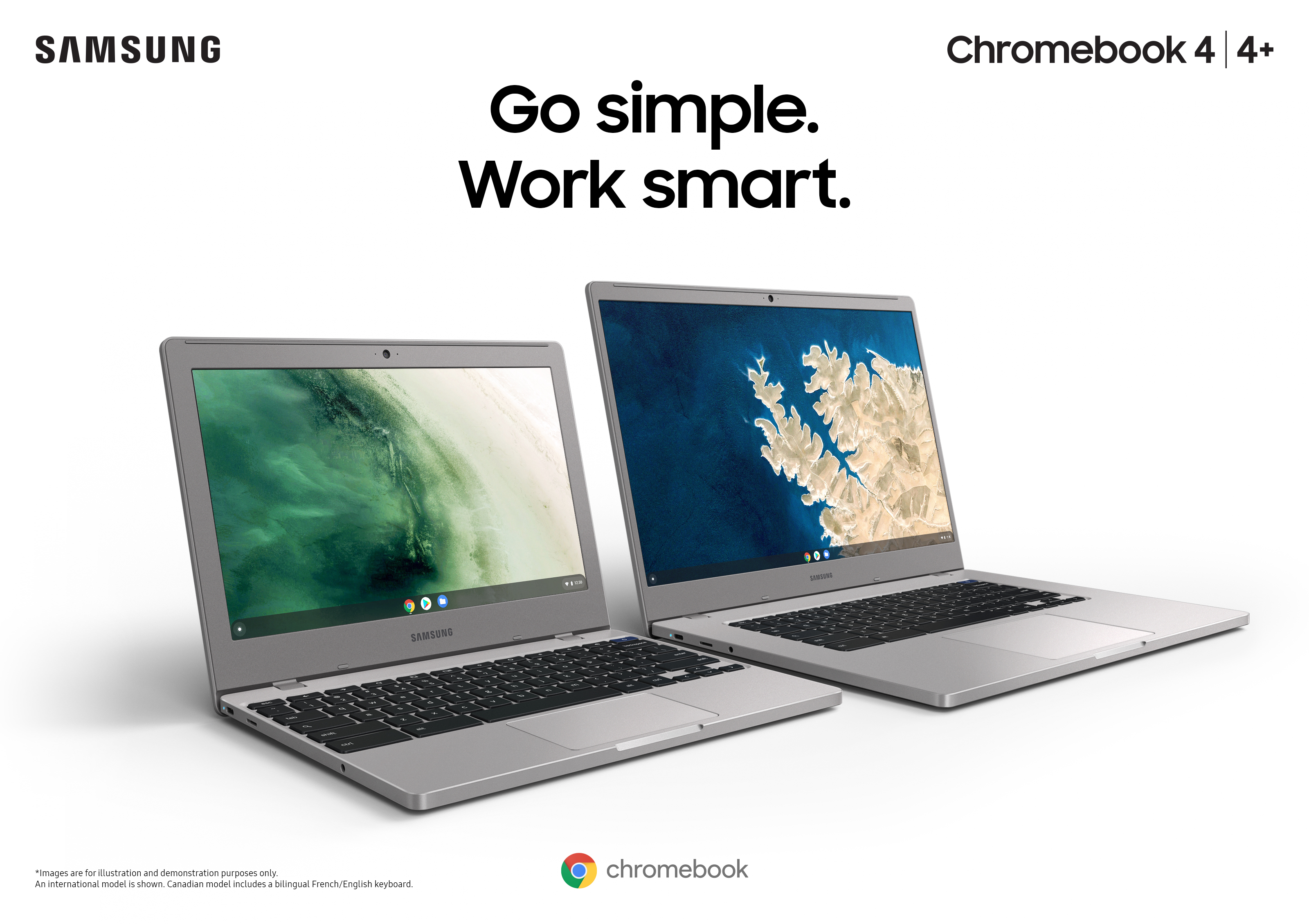 Samsung Chromebook 4 and Chromebook 4 Plus