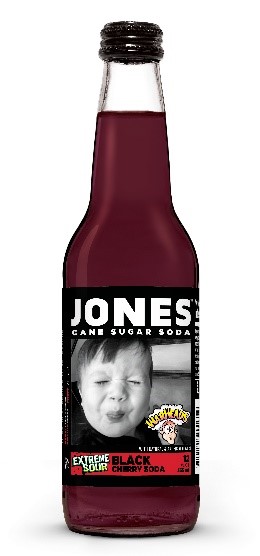 Black Cherry WARHEAD Jones Soda