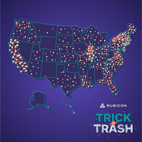 Trick or Trash coverage map