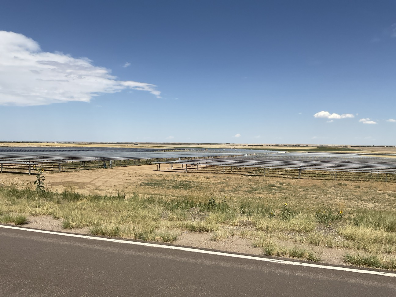 Greenbacker solar power Denver airport