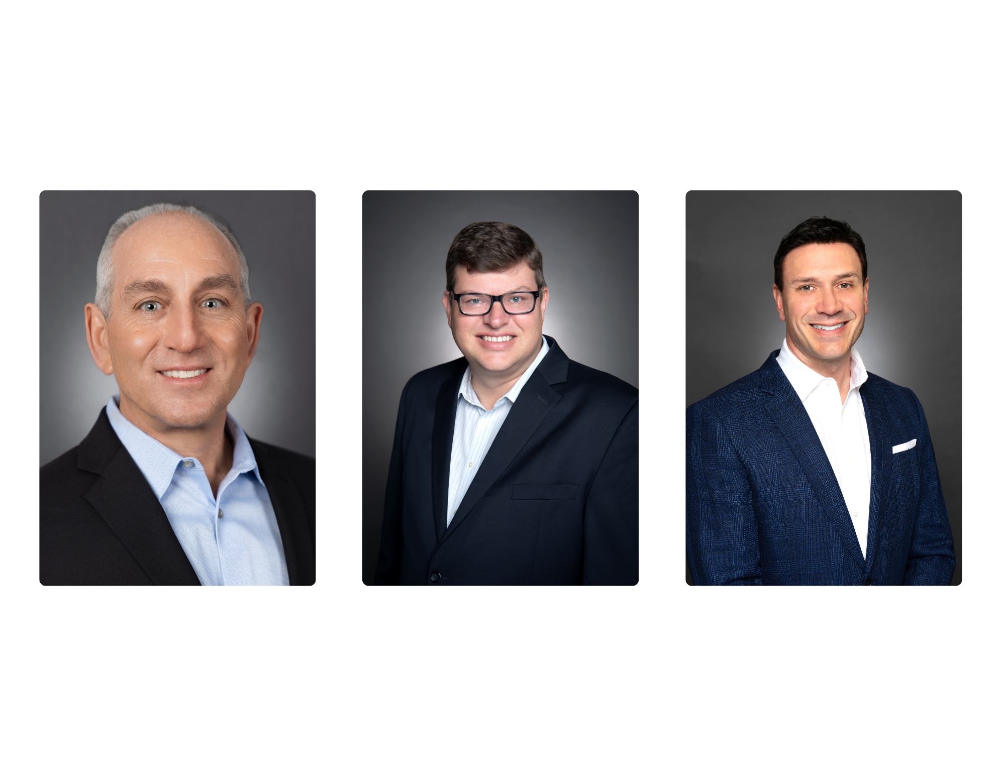 WMS Leadership Appointments (left to right): Brent Horwitz, Chief Customer Engagement Officer; Ryan Weikert, Chief Product Officer; Michael Abdul, Chief Marketing Officer