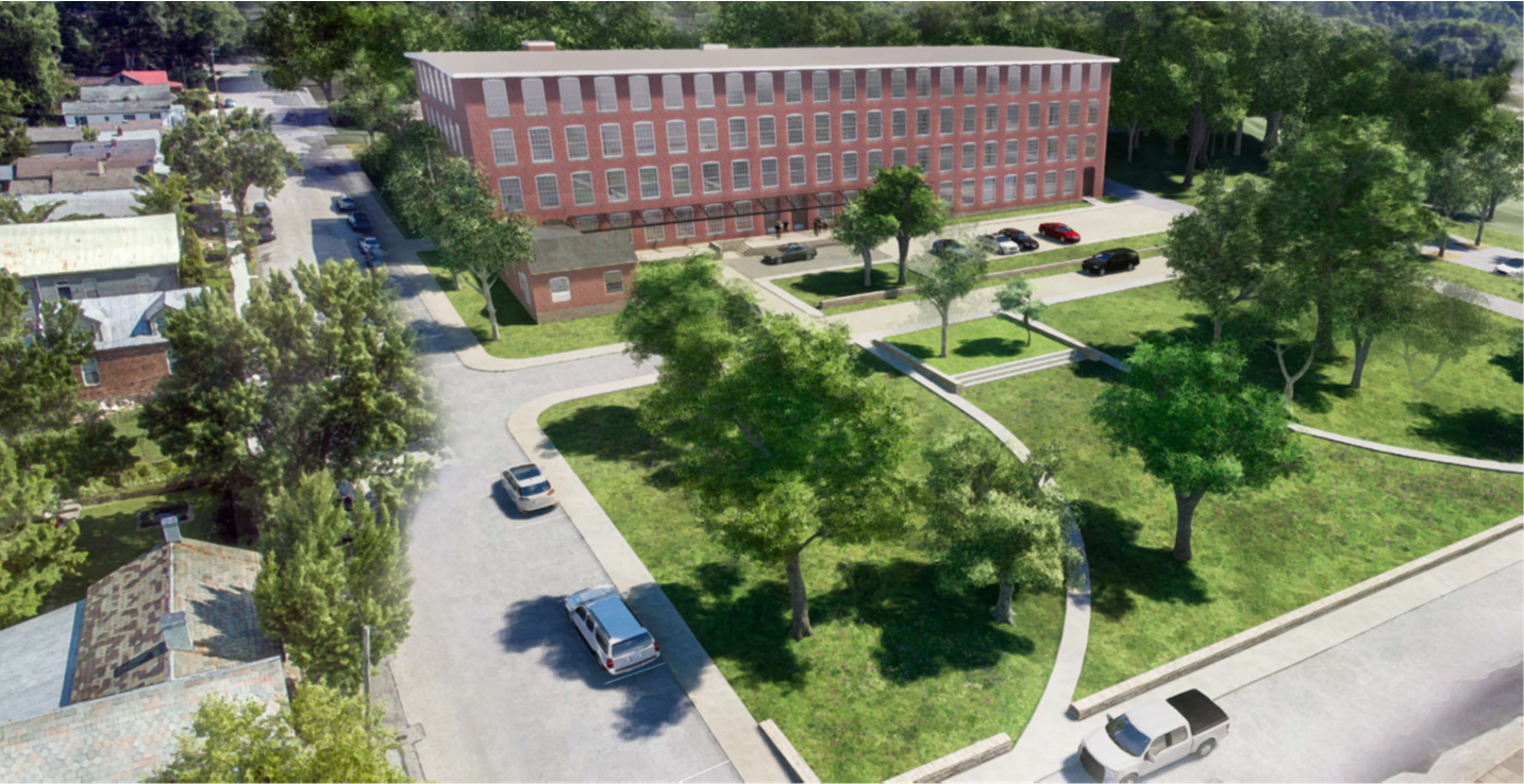 Cotton Mill Building in Madison, Indiana, a sample project in the fund