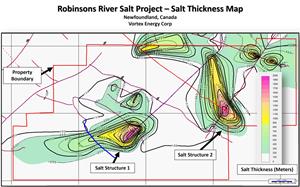 Robinsons River Salt Thickness Map