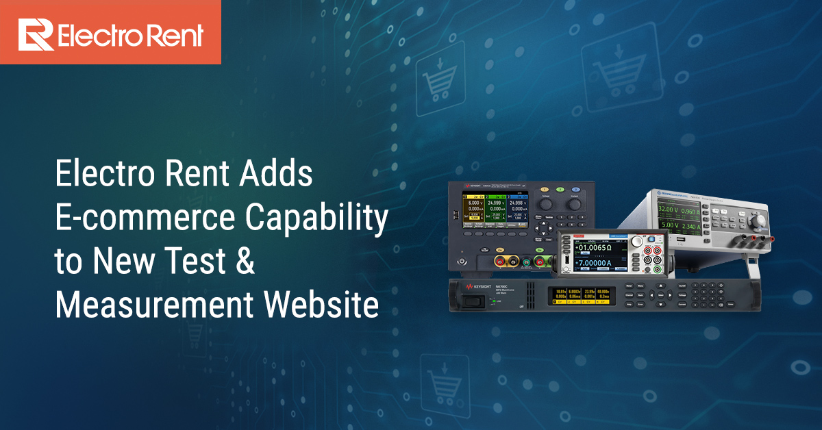 Buy Test Equipment Online with Electro Rent