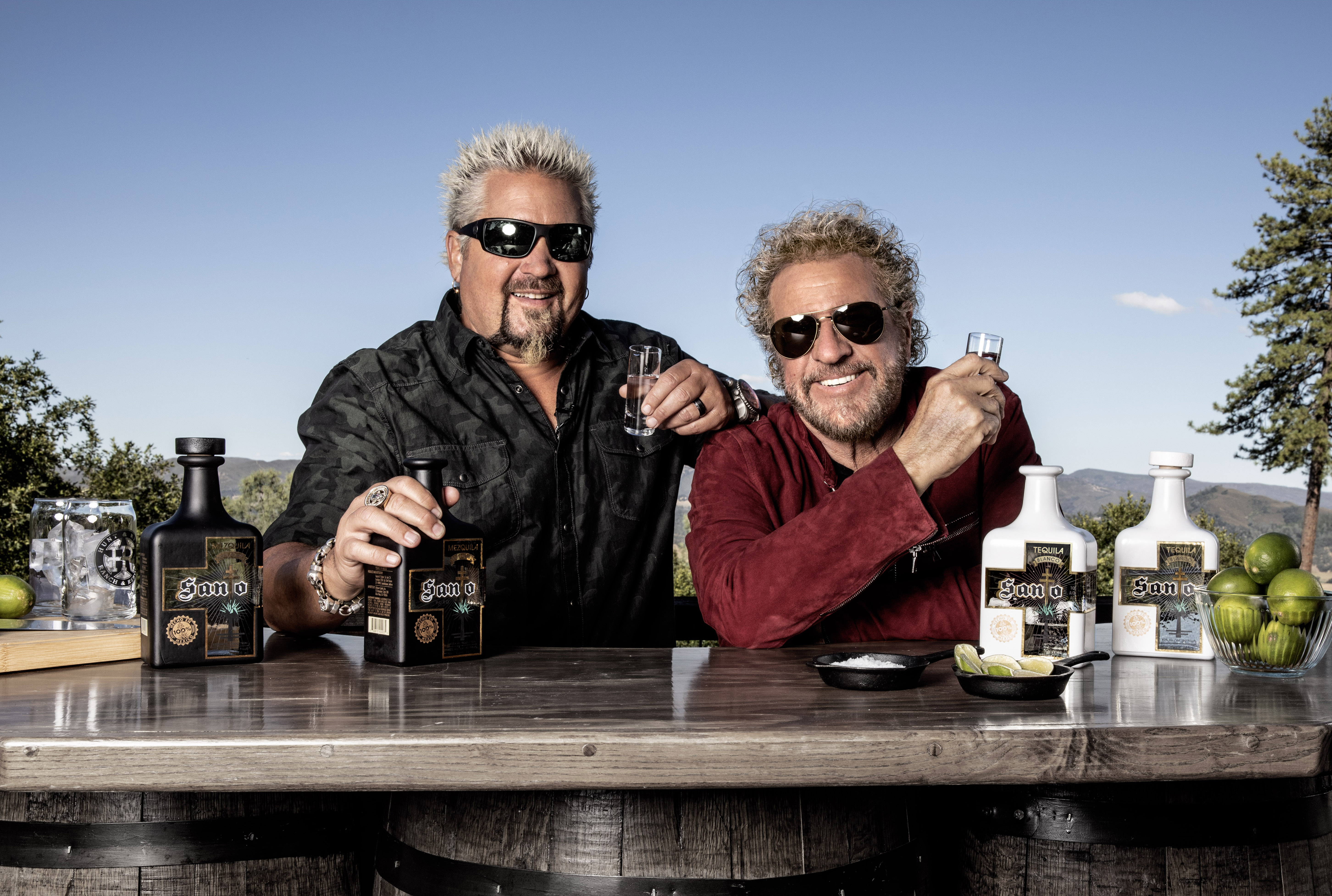 Guy Fieri and Sammy Hagar 