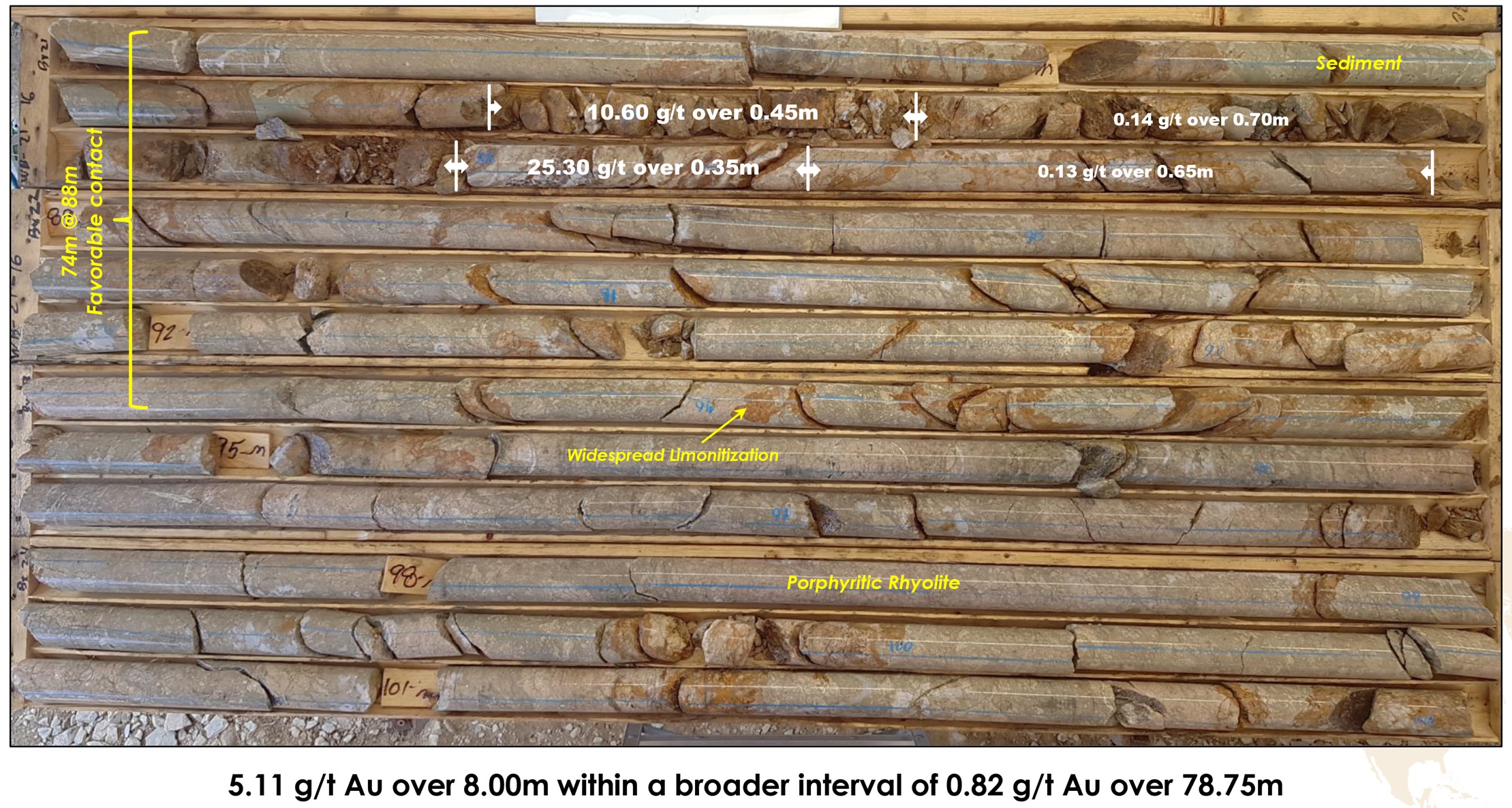 Alteration and Mineralisation Intersected in Drillhole WB21-16