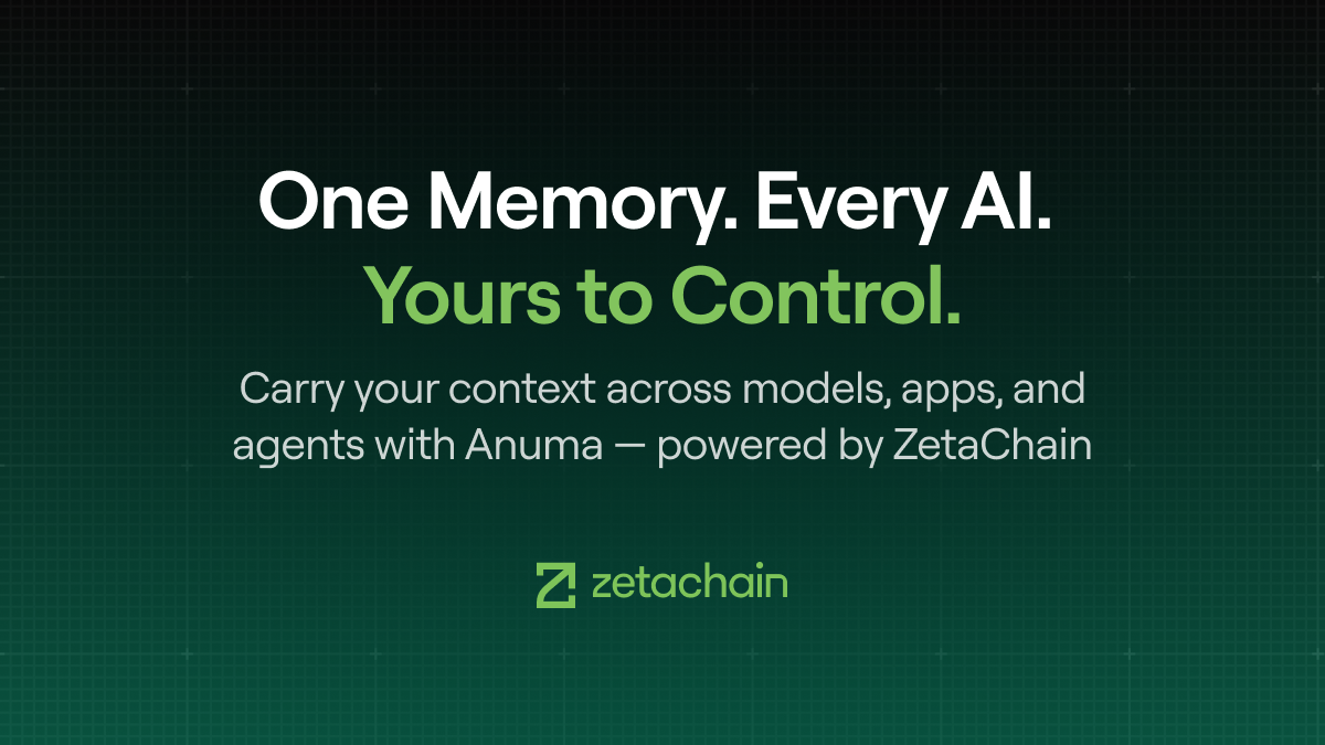 ZetaChain private memory layer for AI banner