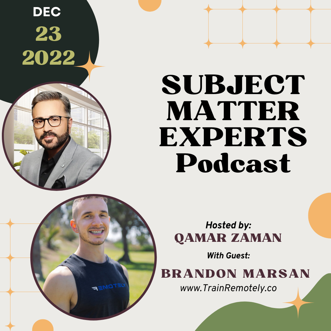 Subject Matter Experts Podcast Hosted by Qamar Zaman