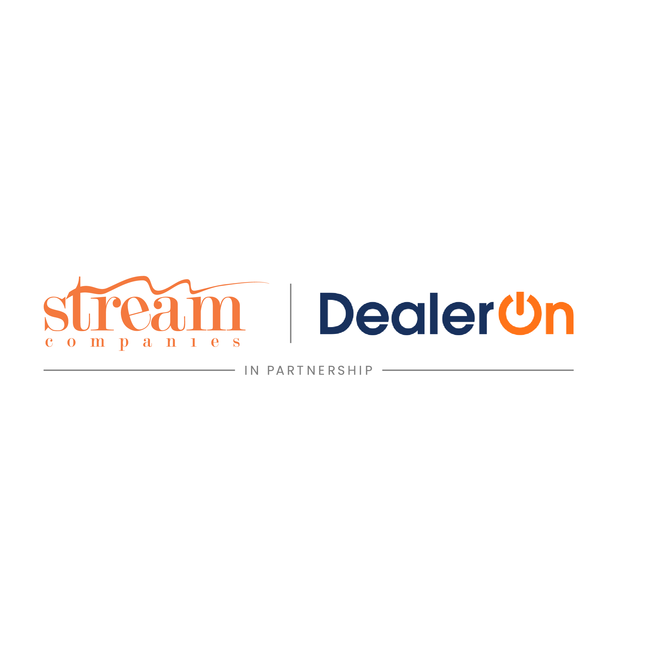 Stream x DealerOn logo lock