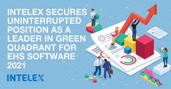 INTELEX FOURTH CONSECUTIVE YEAR AS A LEADER IN GREEN QUADRANT FOR EHS SOFTWARE 2021

Verdantix recognizes Intelex for its differentiation in expanding from EHSQ software to deliver connected digital ecosystem solutions, highlighting the company’s “transformative approach to centralize asset, equipment, and workforce information for real-time data analysis and safety culture improvement”. The report further advises that Intelex should be shortlisted by enterprise and mid-market organizations seeking a robust and reliable EHSQ software platform solution, as well as those organizations looking to strengthen IoT integrations and real-time risk analytics. The 2021 EHS software benchmark recognizes Intelex for its strengths in key EHS competencies such as safety, incident management, audits, inspection management, greenhouse gas emissions (GHG) and sustainability reporting, as well as document control and management of change capabilities. 