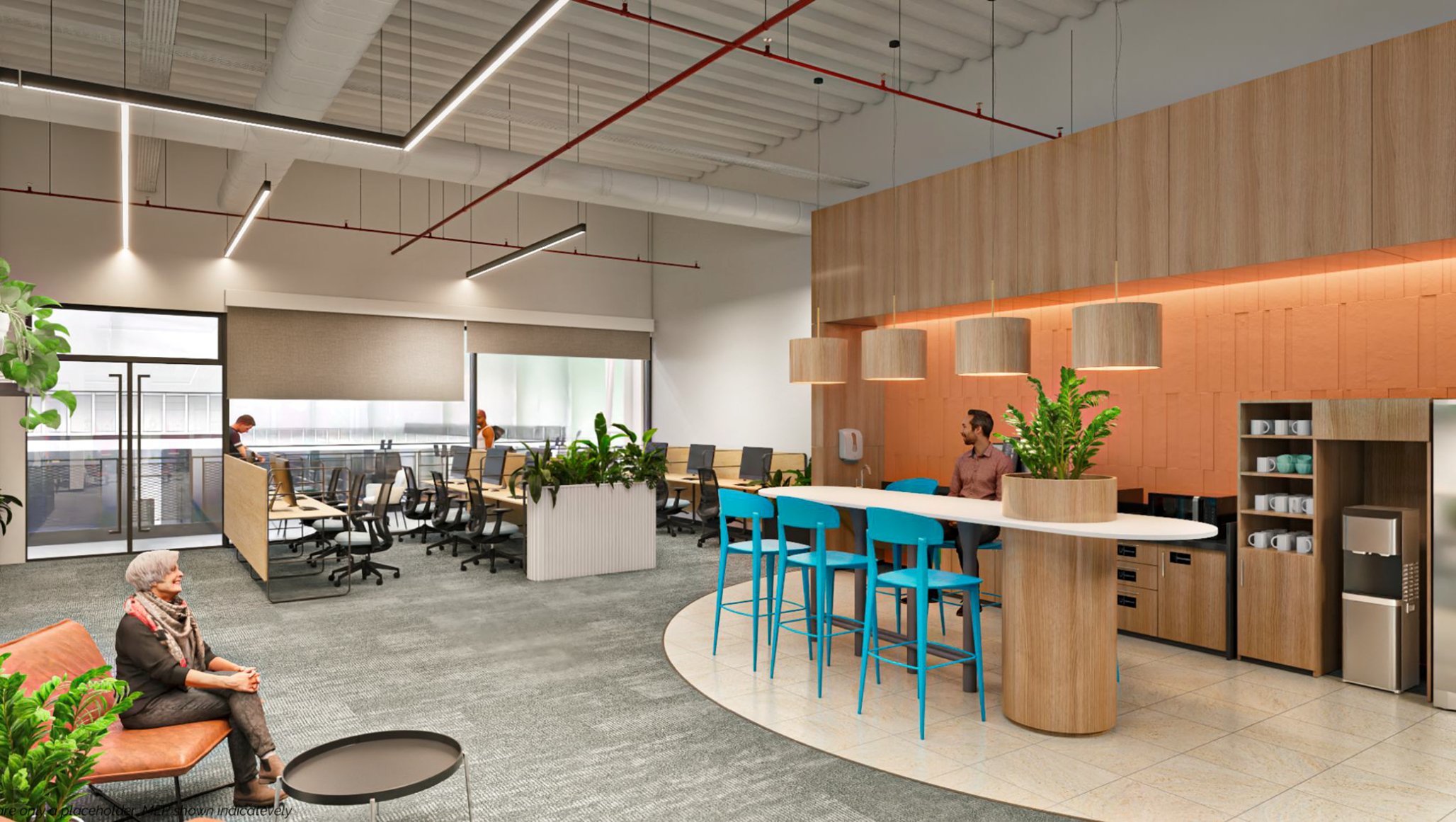Al Quoz Sports.com/Nook Hub refreshment area (rendering)