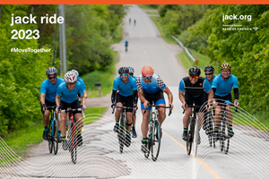 Des cyclistes se réunissent à travers le Canada pour Jack Ride 2023 afin de soutenir la santé mentale des jeunes.