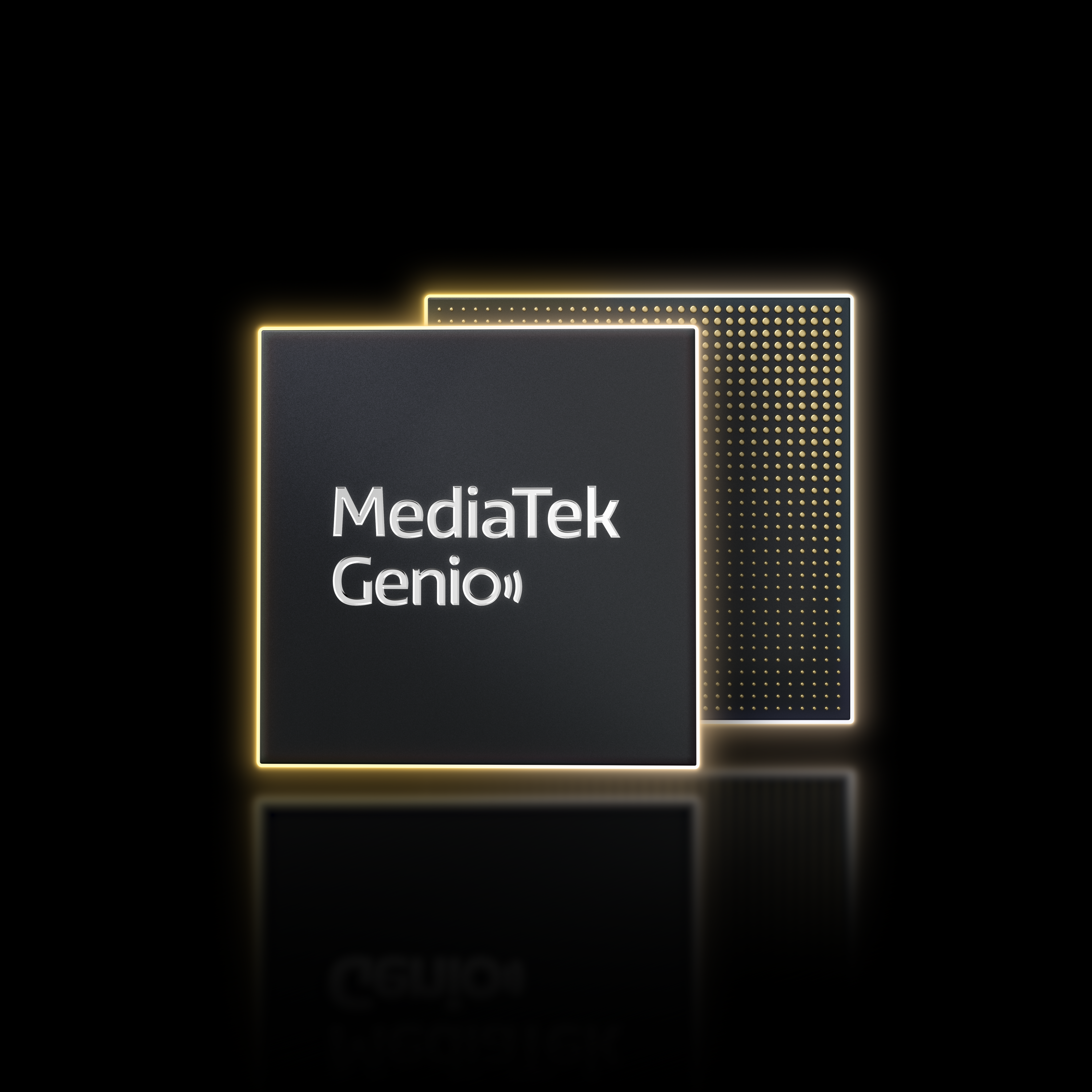 MediaTek component with MediaTek Genio written on it