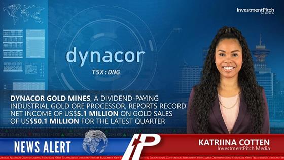 Dynacor Gold Mines video image: Dynacor Gold Mines streaming video