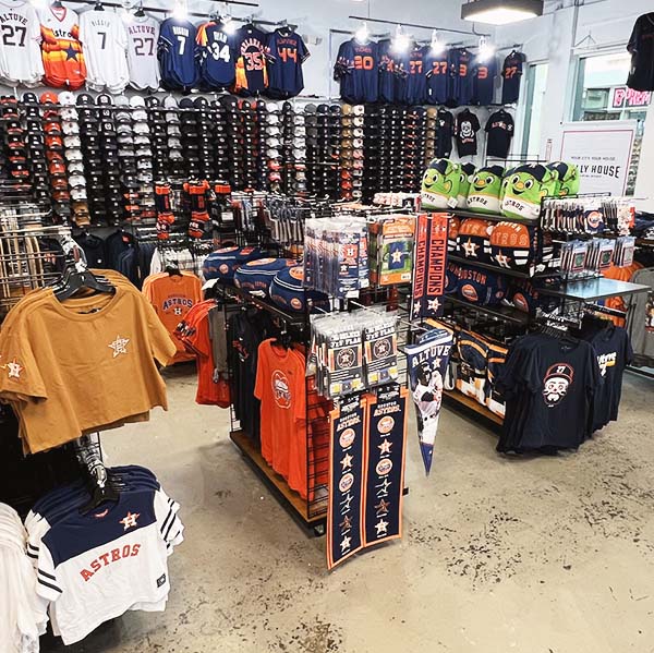 Shop the widest selection of Houston Astros gear at Rally House First Colony Mall in Sugar Land, Texas!