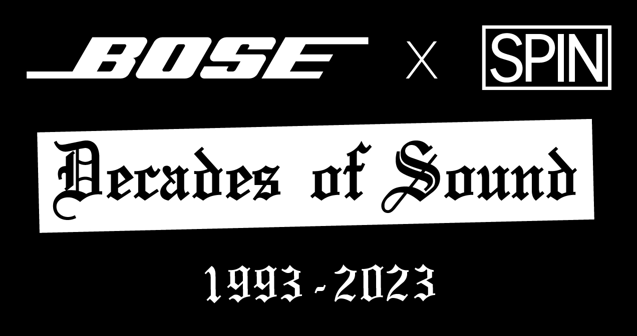 Bose x SPIN Decades of Sound Campaign Lockup