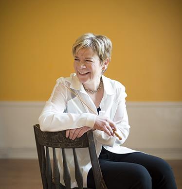 Marin Alsop will lead the jury and conduct the Final Round of the 2021 Van Cliburn International Piano Competition (credit: Adriane White)