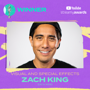 Zach King wins Streamy Award for Best Visual and Special Effects