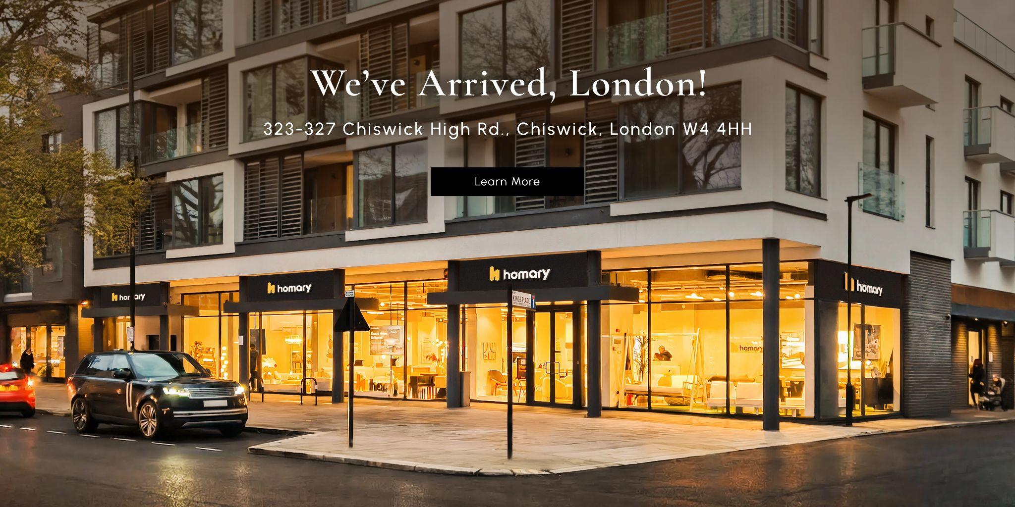 Homary UK – Premier Physical Storefront in Chiswick, London