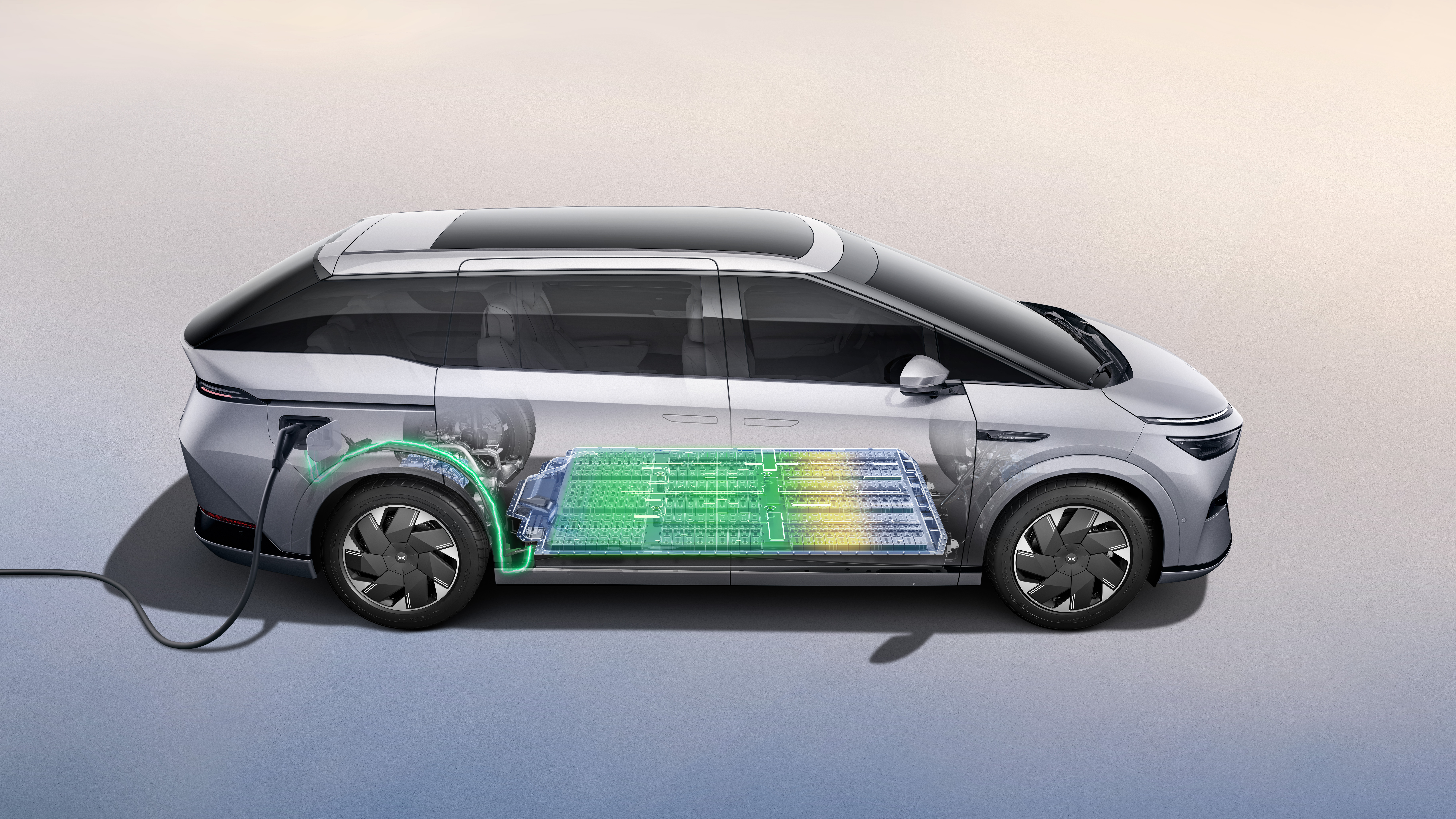 XPENG X9 supercharging technology