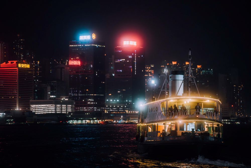 Hong Kong Harbour Night Scene Gem