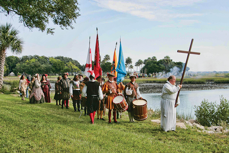 Founder's Day LAnding Reenactment