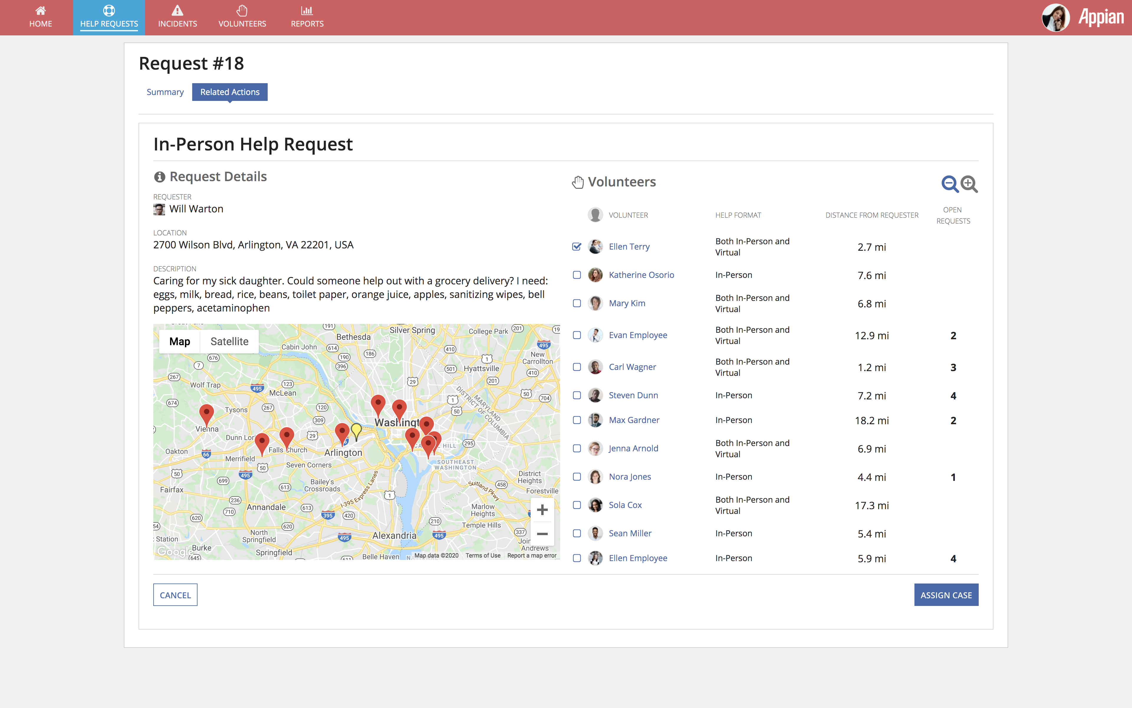 COVID-19 Response Management Application
