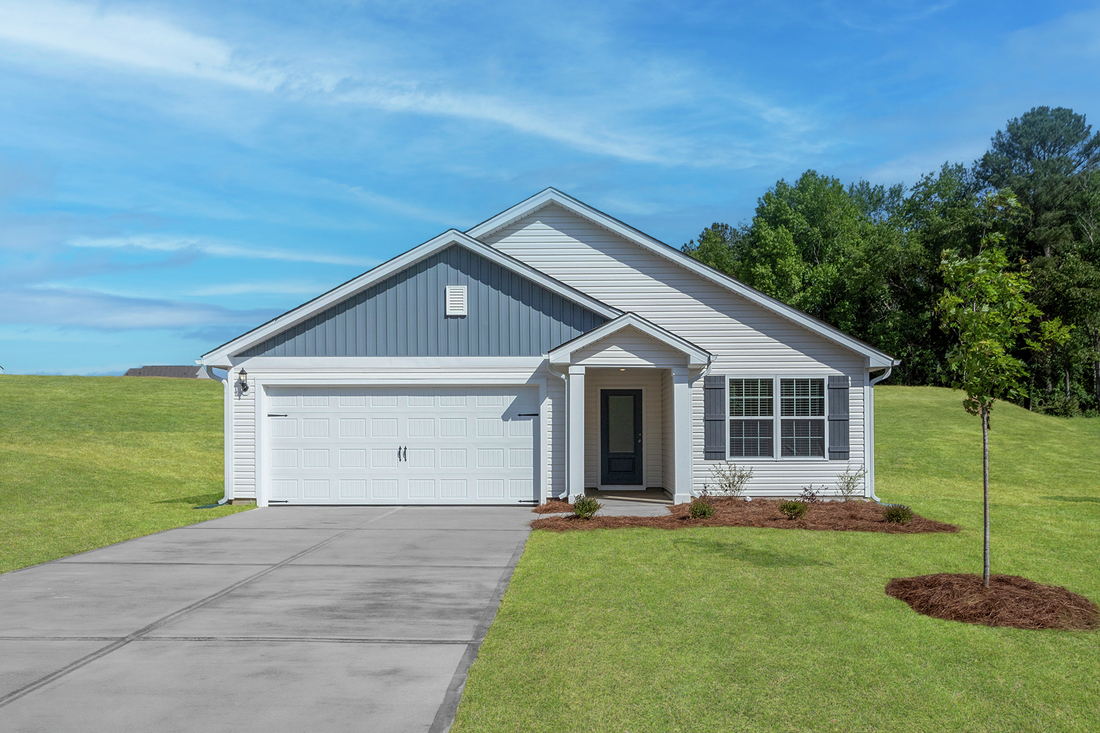 The Blanco Plan by LGI Homes at Timberlake Preserve features three bedrooms, two bathrooms, and a spacious family room.