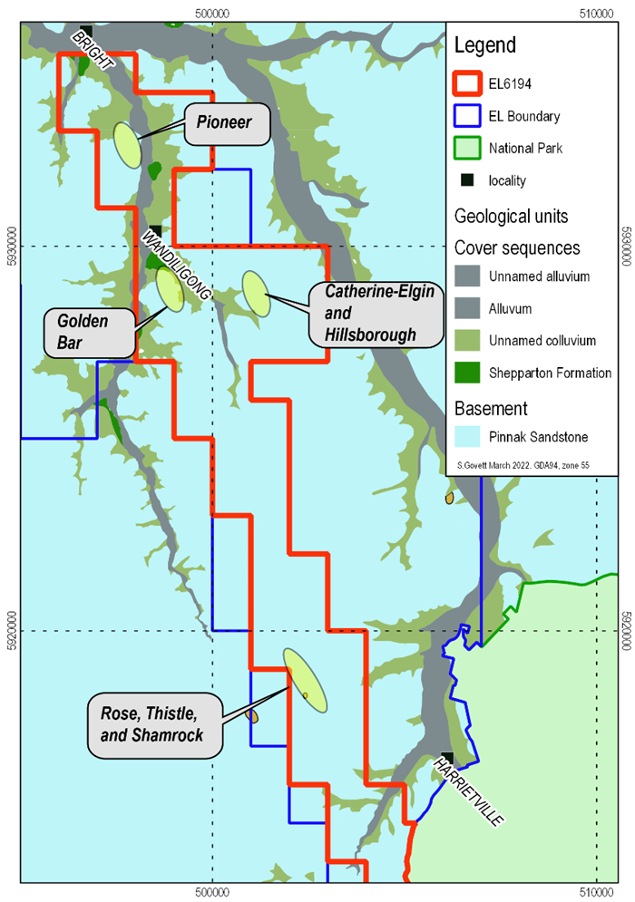 Figure 1 Prospect location map for Bright-EL5193