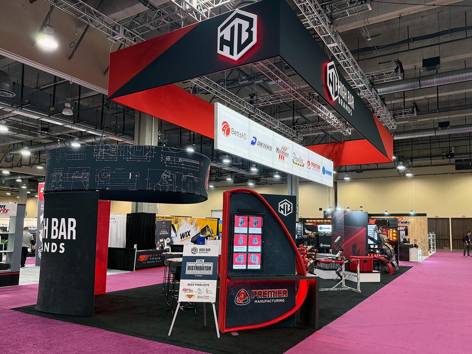 High Bar Brands corporate booth