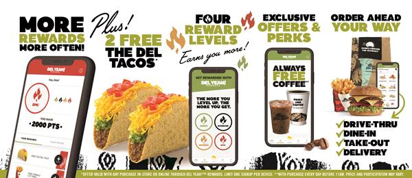 Del Taco launches its new loyalty app, Del Yeah! Rewards