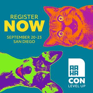 Level up your skills at AAHA Con Sept 20-23, 2023
