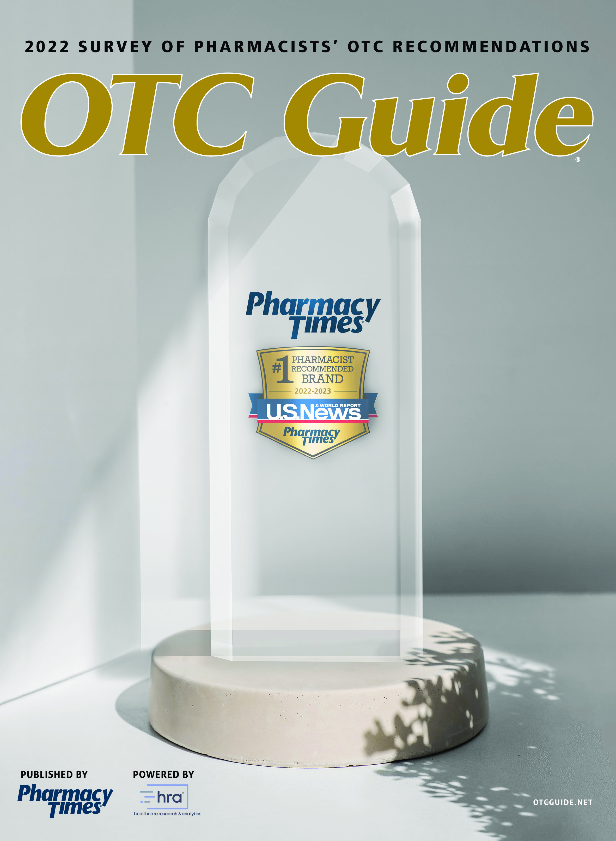 Cover of the 2022 edition of The OTC Guide®, published by Pharmacy Times®