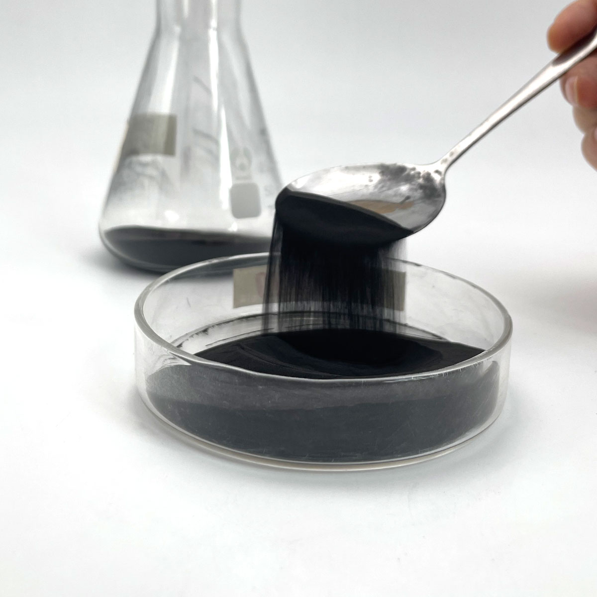 Layered oxide battery material powder