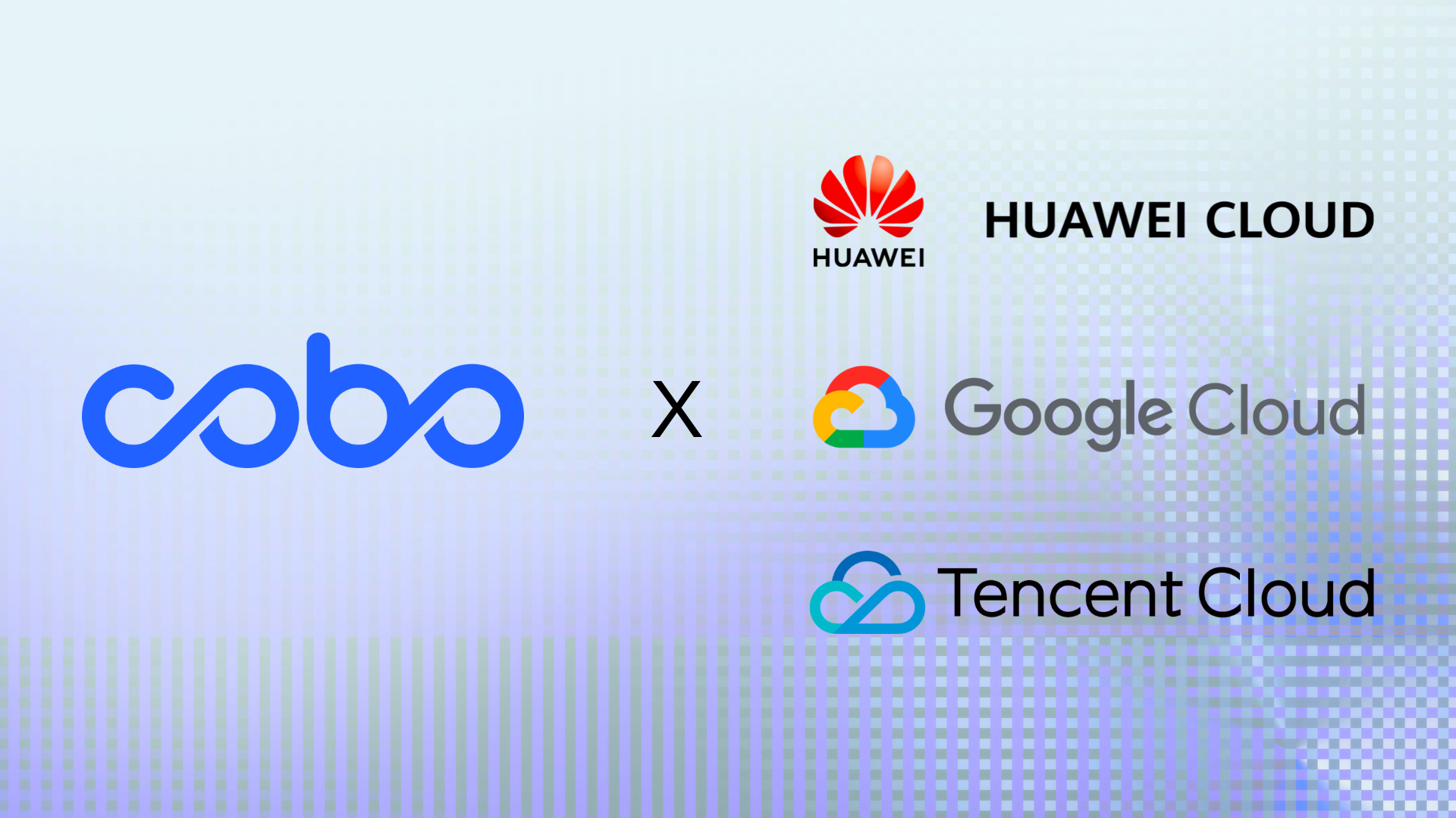 Cobo google cloud tencent cloud huawei cloud partnership