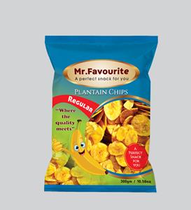 Mr. Favourite Plantain Chips Contain No Added Sugar