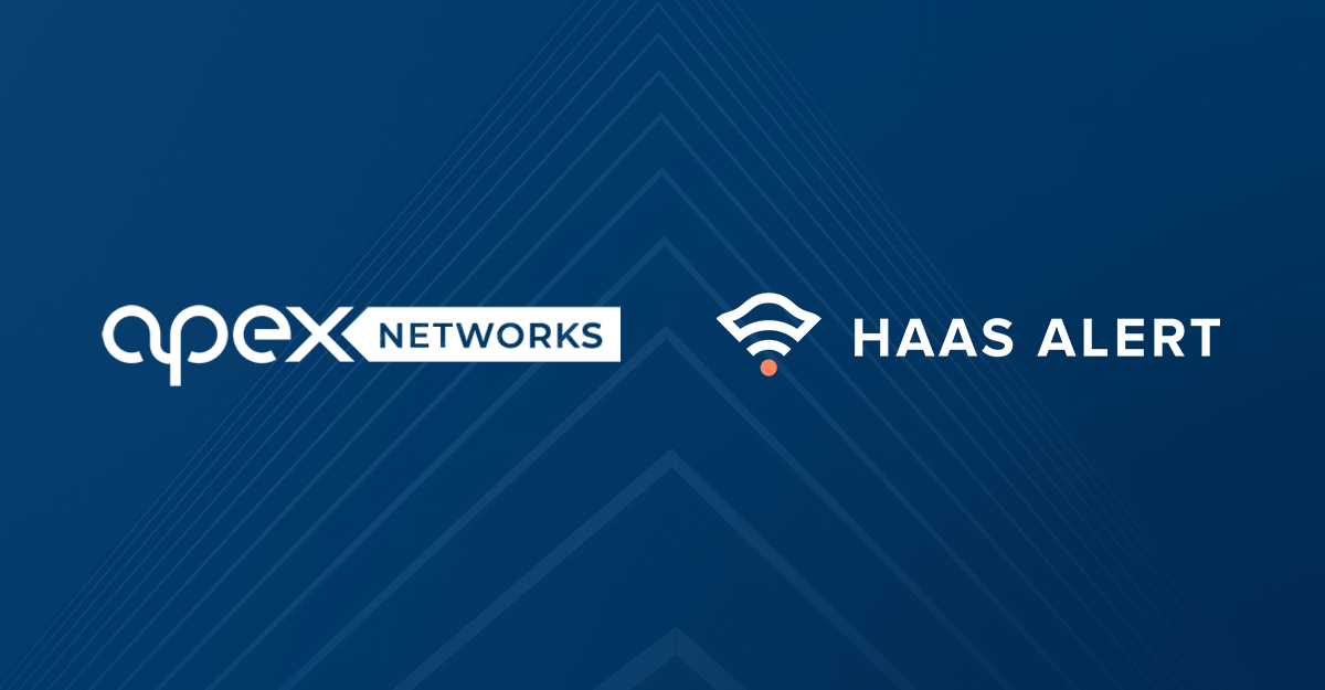 HAAS Alert and Apex Networks Cobranded Image
