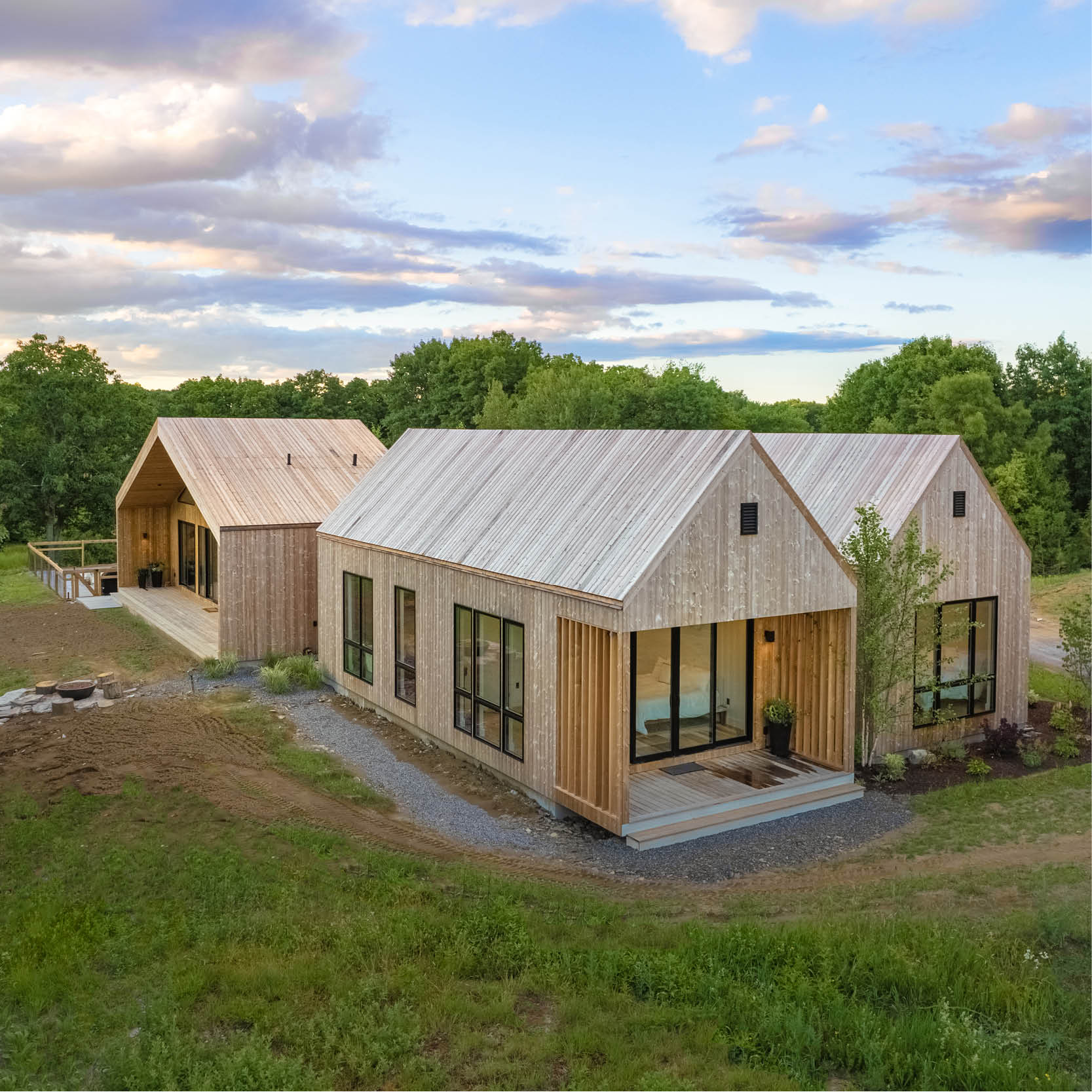 Several projects have been carried out in the USA using Lunawood Thermowood products. Lunawood products can be used both indoors and outdoors. Project: Reed House by S3 Architecture.