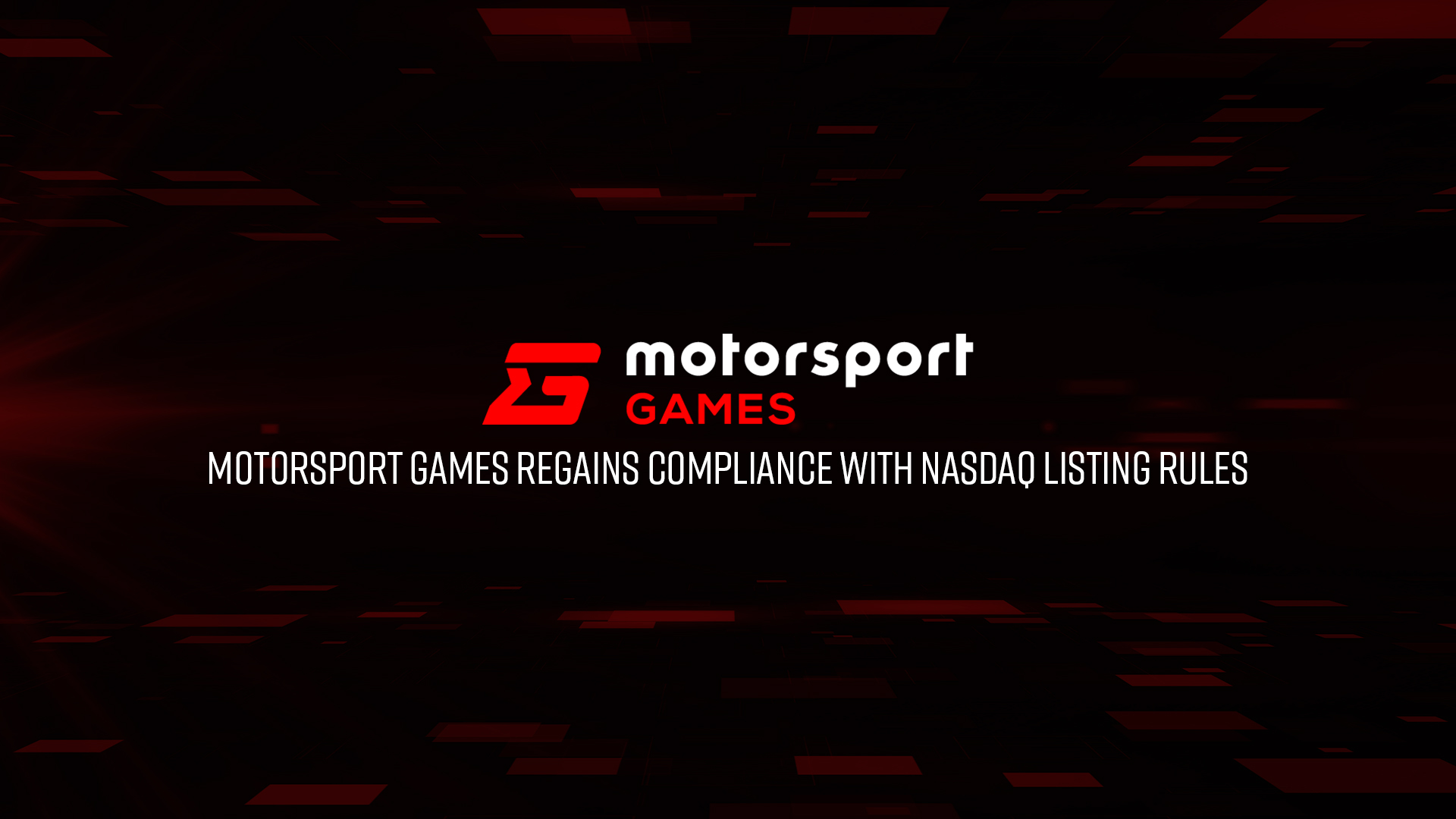 Motorsport Games Regains Compliance With NASDAQ Listing Rules