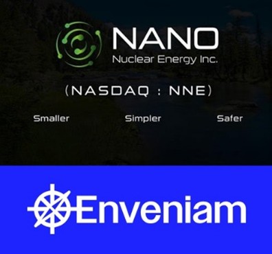 NANO Nuclear Energy and Enveniam Sign Memorandum of Understanding to Advance U.S. Nuclear Fuel Cycle, Microreactor Deployment and Energy Infrastructure