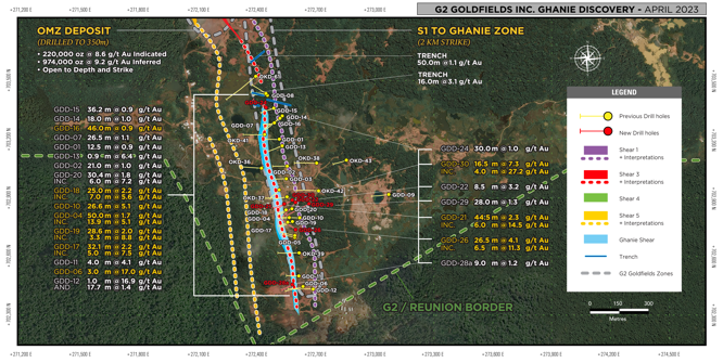 G2 Goldfields Inc.: GHANIE DISCOVERY