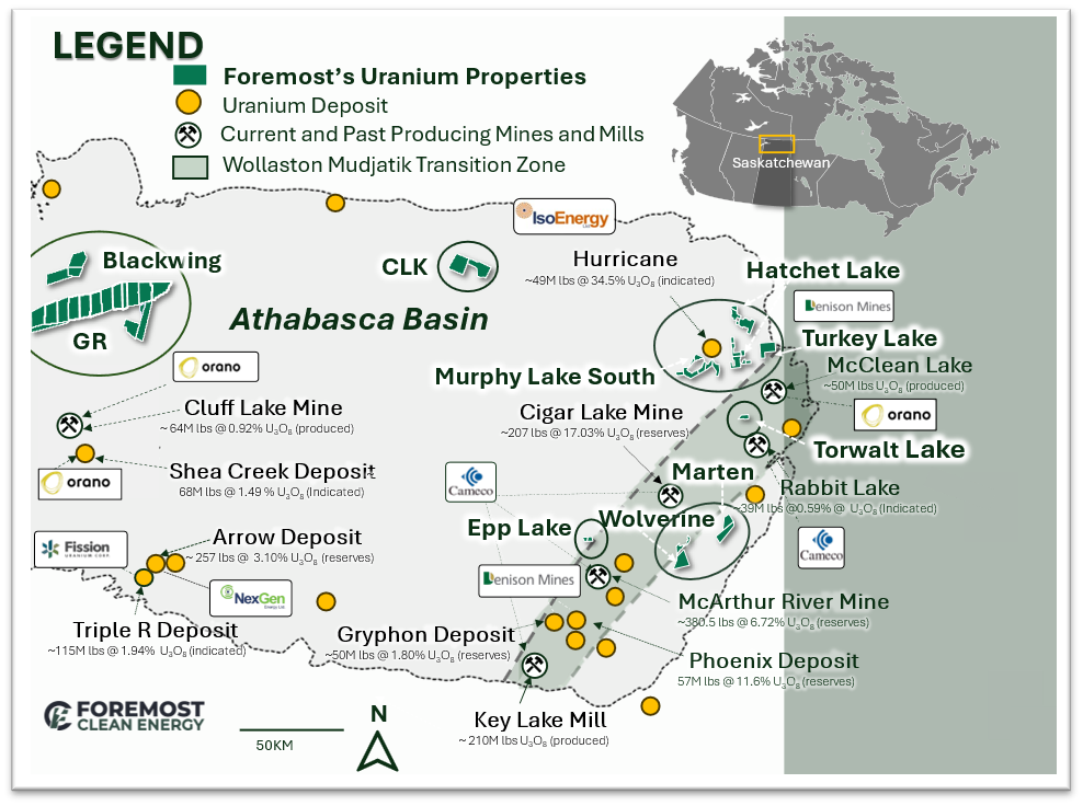Figure 1. Wolverine Property in Regional Context