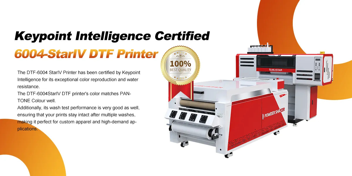 DTF printer evaluated by Keypoint Intelligence for color consistency and wash durability