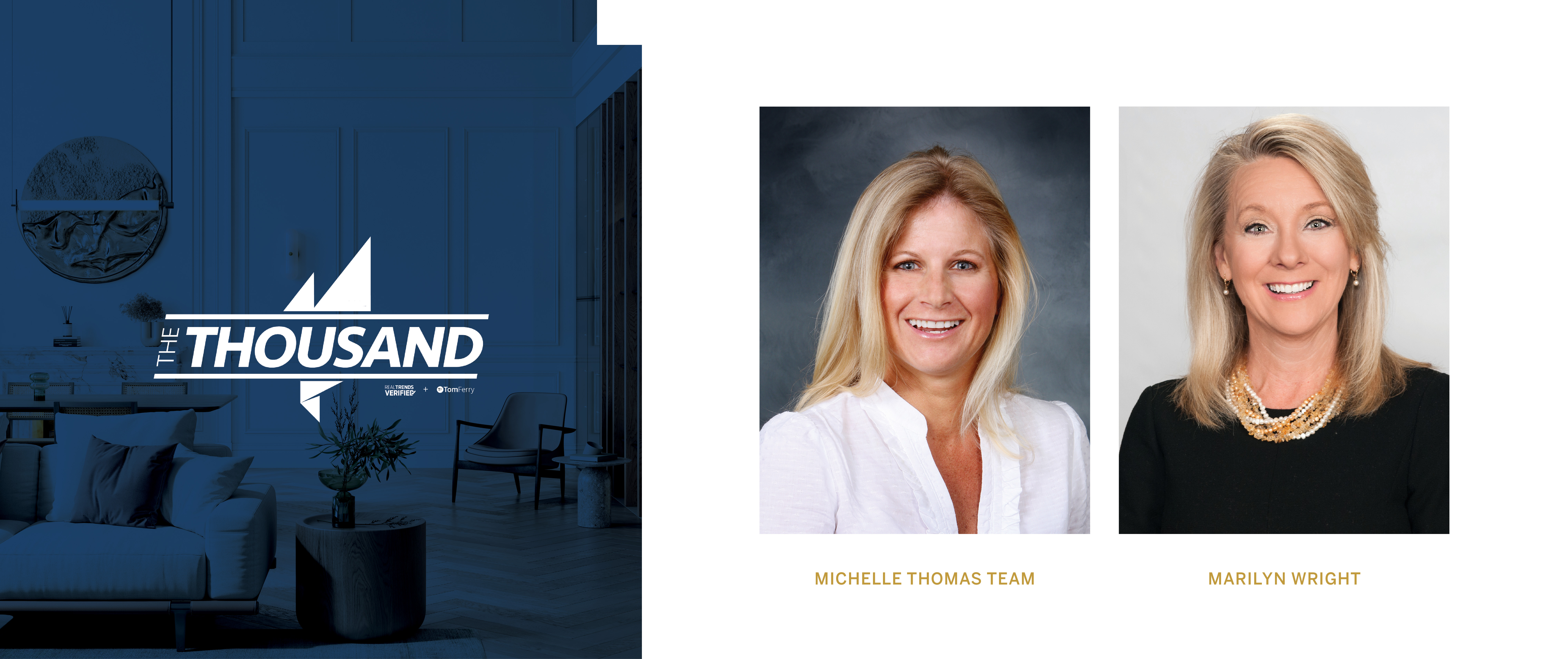 Michelle & Marilyn: Premier Sotheby’s International Realty Advisors Recognized on  2025 RealTrends Verified + The Thousand Rankings