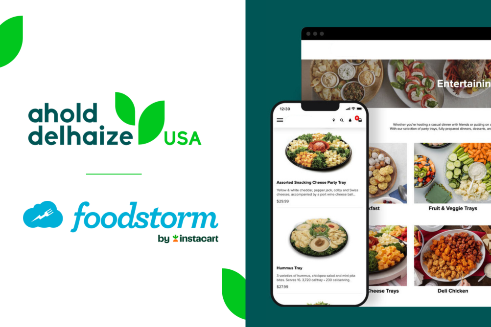 Ahold Delhaize USA x FoodStorm expands Instacart partnership