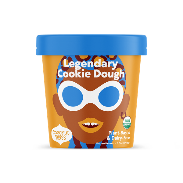 Legendary Cookie Dough is an epic new pint offering from Coconut Bliss. With vanilla as its base, the ice cream is jam-packed with cookie dough, fudgy ribbons and chocolate confetti. The pint retails for $6.99. 